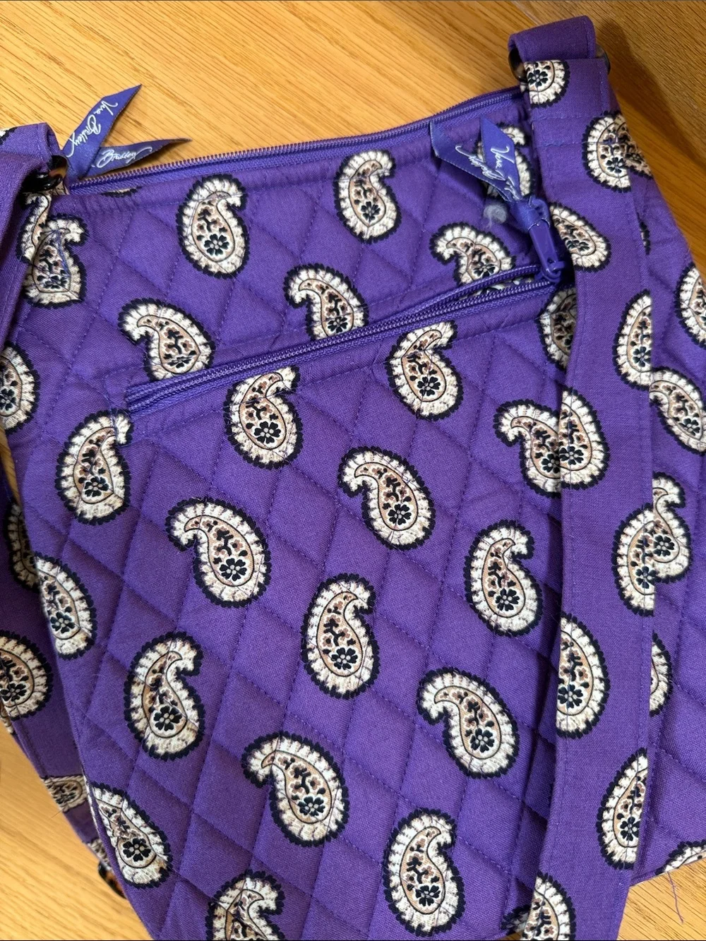 Vera Bradley Simply Violet Quilted Crossbody Bag